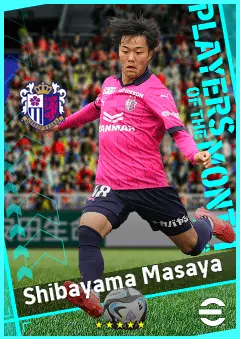 Shibayama Masaya eFootball 2026 player card, 89 OVR RMF