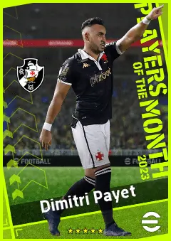Dimitri Payet eFootball 2026 player card, 92 OVR AMF