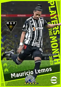 Mauricio Lemos eFootball 2026 player card, 91 OVR CB