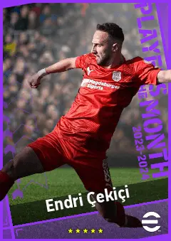 Endri Çekiçi eFootball 2026 player card, 89 OVR AMF