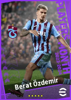 Berat Özdemir eFootball 2026 player card, 91 OVR DMF