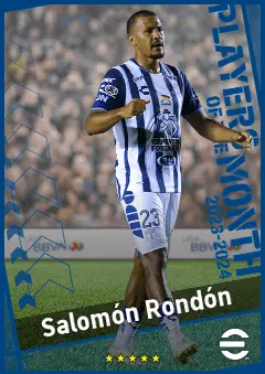 Salomón Rondón eFootball 2026 player card, 90 OVR CF