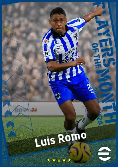 Luis Romo eFootball 2026 player card, 92 OVR CMF