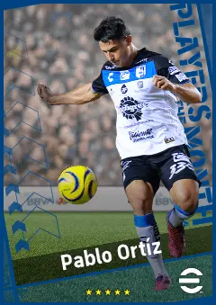 Pablo Ortíz eFootball 2026 player card, 89 OVR CB