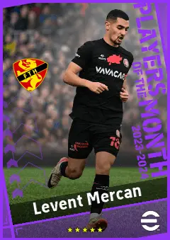 Levent Mercan eFootball 2026 player card, 89 OVR LB