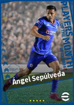 Ángel Sepúlveda eFootball 2026 player card, 90 OVR CF