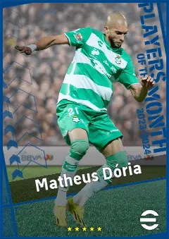 Matheus Dória eFootball 2026 player card, 90 OVR CB