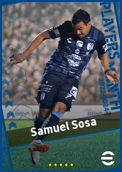 Samuel Sosa eFootball 2026 player card, 89 OVR CF