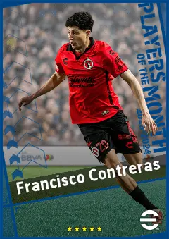Francisco Contreras eFootball 2026 player card, 89 OVR LB