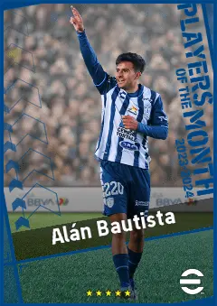 Alán Bautista eFootball 2026 player card, 89 OVR AMF