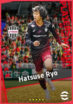Hatsuse Ryo eFootball 2026 player card, 91 OVR LB
