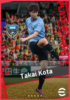 Takai Kota eFootball 2026 player card, 91 OVR CB