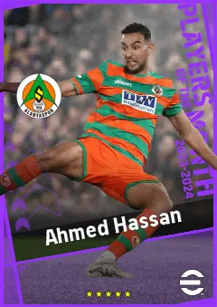 Ahmed Hassan eFootball 2026 player card, 90 OVR CF