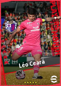 Léo Ceará eFootball 2026 player card, 90 OVR CF