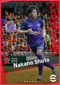 Nakano Shuto eFootball 2026 player card, 89 OVR RB