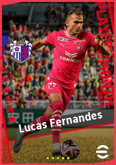 Lucas Fernandes eFootball 2026 player card, 90 OVR RMF