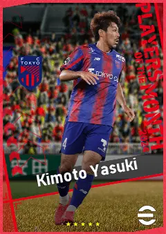Kimoto Yasuki eFootball 2026 player card, 90 OVR CB