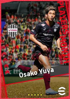 Osako Yuya eFootball 2026 player card, 91 OVR CF