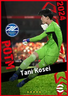 Tani Kosei eFootball 2026 player card, 90 OVR GK