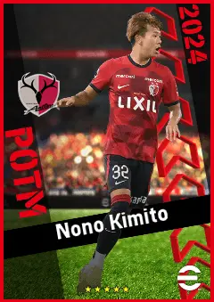 Nono Kimito eFootball 2026 player card, 89 OVR RB