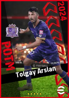 Tolgay Arslan eFootball 2026 player card, 90 OVR AMF