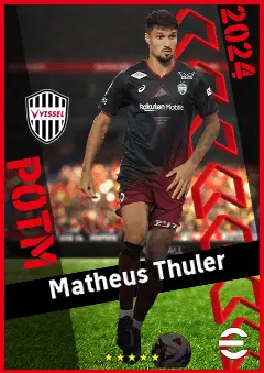 Matheus Thuler eFootball 2026 player card, 90 OVR CB