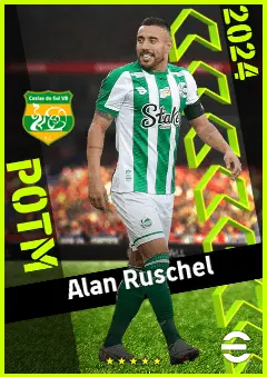 Alan Ruschel eFootball 2026 player card, 89 OVR LB