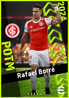 Rafael Borré eFootball 2026 player card, 92 OVR CF