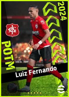 Luiz Fernando eFootball 2026 player card, 90 OVR LMF