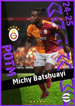 Michy Batshuayi eFootball 2026 player card, 92 OVR CF