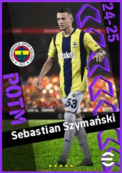 Sebastian Szymański eFootball 2026 player card, 92 OVR CMF