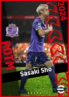 Sasaki Sho eFootball 2026 player card, 90 OVR CB