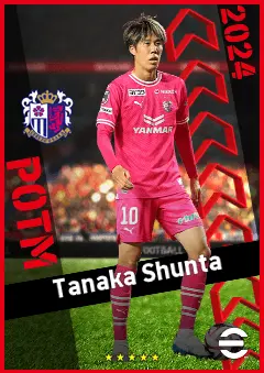 Tanaka Shunta eFootball 2026 player card, 89 OVR CB