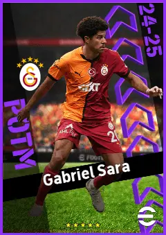 Gabriel Sara eFootball 2026 player card, 92 OVR CMF