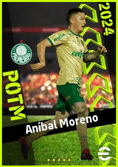 Aníbal Moreno eFootball 2026 player card, 92 OVR DMF