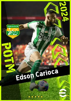 Edson Carioca eFootball 2026 player card, 87 OVR LMF