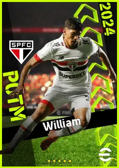 William eFootball 2026 player card, 89 OVR AMF