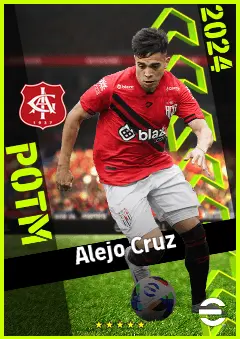 Alejo Cruz eFootball 2026 player card, 90 OVR RB