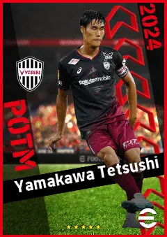 Yamakawa Tetsushi eFootball 2026 player card, 91 OVR CB