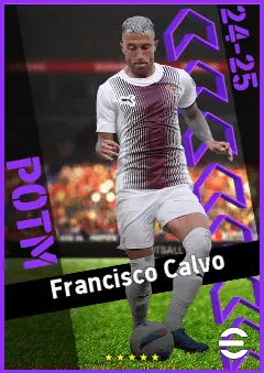 Francisco Calvo eFootball 2026 player card, 89 OVR CB