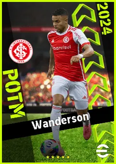 Wanderson eFootball 2026 player card, 92 OVR LMF