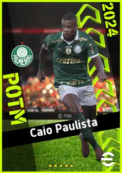Caio Paulista eFootball 2026 player card, 91 OVR LB