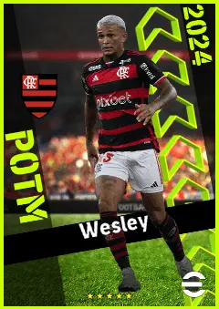 Wesley eFootball 2026 player card, 93 OVR RB