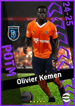 Olivier Kemen eFootball 2026 player card, 91 OVR AMF