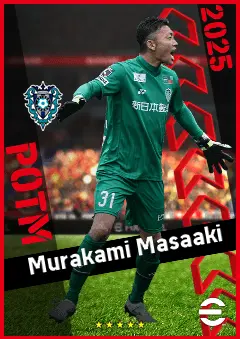 Murakami Masaaki eFootball 2026 player card, 90 OVR GK