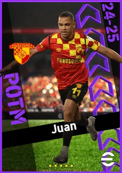 Juan eFootball 2026 player card, 91 OVR CF