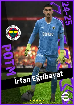 İrfan Eğribayat eFootball 2026 player card, 91 OVR GK
