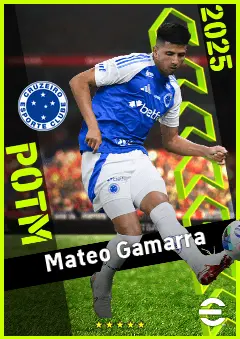 Mateo Gamarra eFootball 2026 player card, 91 OVR CB