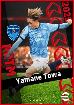 Yamane Towa eFootball 2026 player card, 90 OVR RMF