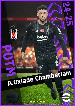 A.Oxlade Chamberlain eFootball 2026 player card, 91 OVR CMF